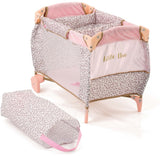 Hauck Little Diva Opvouwbaar POPPENBED roze/goud kleurig
