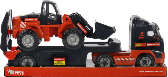 Polesie Mammoet Volvo Truck met Oplegger en Shovel