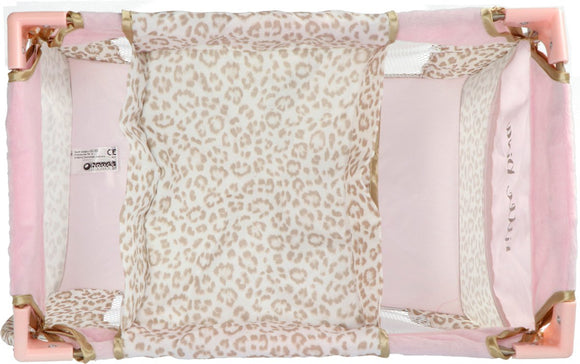 Hauck Little Diva Opvouwbaar POPPENBED roze/goud kleurig