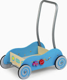 Simply For Kids Houten Duwwagen Blauw