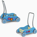 Simply For Kids Houten Duwwagen Blauw