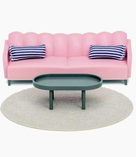 Lundby poppenhuis woonkamerset