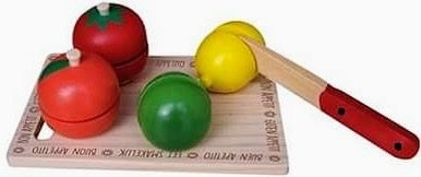 SIMPLY FOR KIDS houten snijfruitset