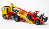 Bruder MAN  TGA                                              Takel / Afsleepwagen compleet met Terreinwagen