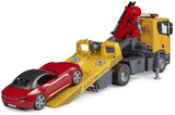 Bruder Scania560 R Afsleepwagen met Roadster en licht en geluid