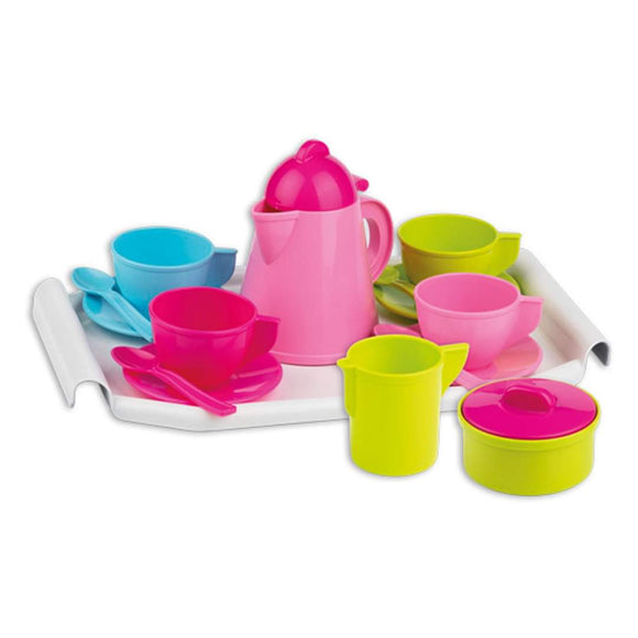 Koffie/thee servies op dienblad