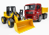Bruder MAN  TGA CombisetKiepwagen met Shovel