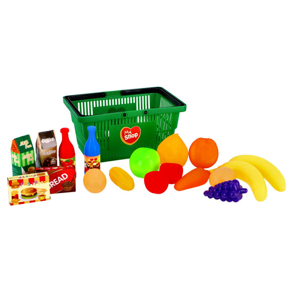 Winkelmandje met 17 Boodschappen