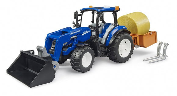 Bruder New Holland T5.120 TRACTOR met Frontlader