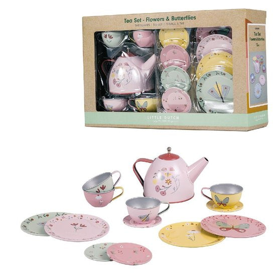 Tinnen servies Little Dutch